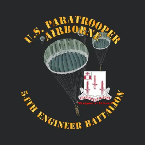Army Us Paratrooper 54th Engineer Battalion X 300