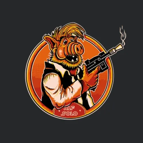 Alf Han Solo Star Wars Funny