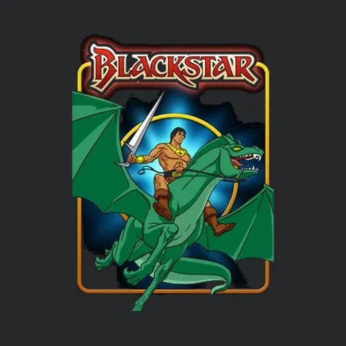 Blackstar 1981 Hero Cartoon