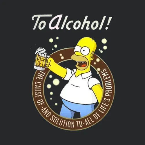 Homer Simpson Alcohol Funny