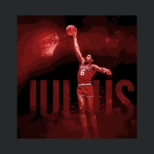Julius Erving Dr J Philadelphia Basketball Legend