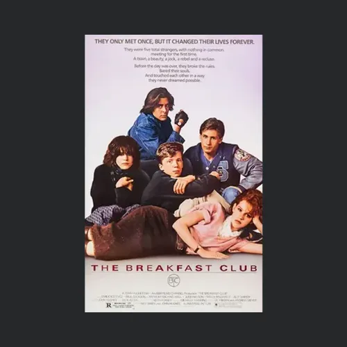 The Breakfast Club Cool 80s Comedy Vintage Movie Fan