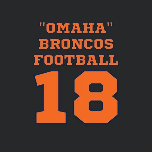 Property Of Omaha Broncos Peyton Manning 18 Football