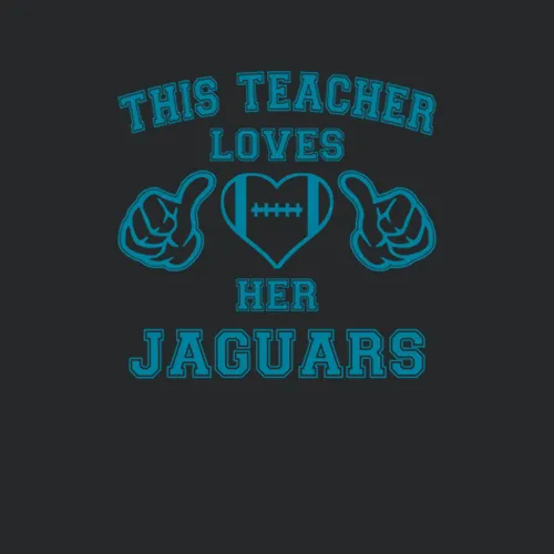 This Teacher Loves Her Jaguars Football Jacksonville Jaguars Team Colors Ladies