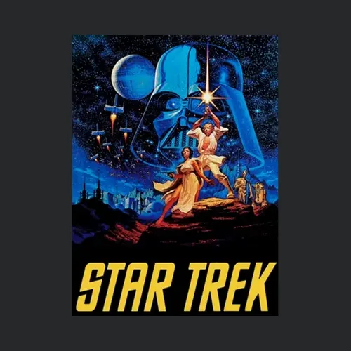 Star Wars Star Trek Mashup Parody Funny Joke Nerd