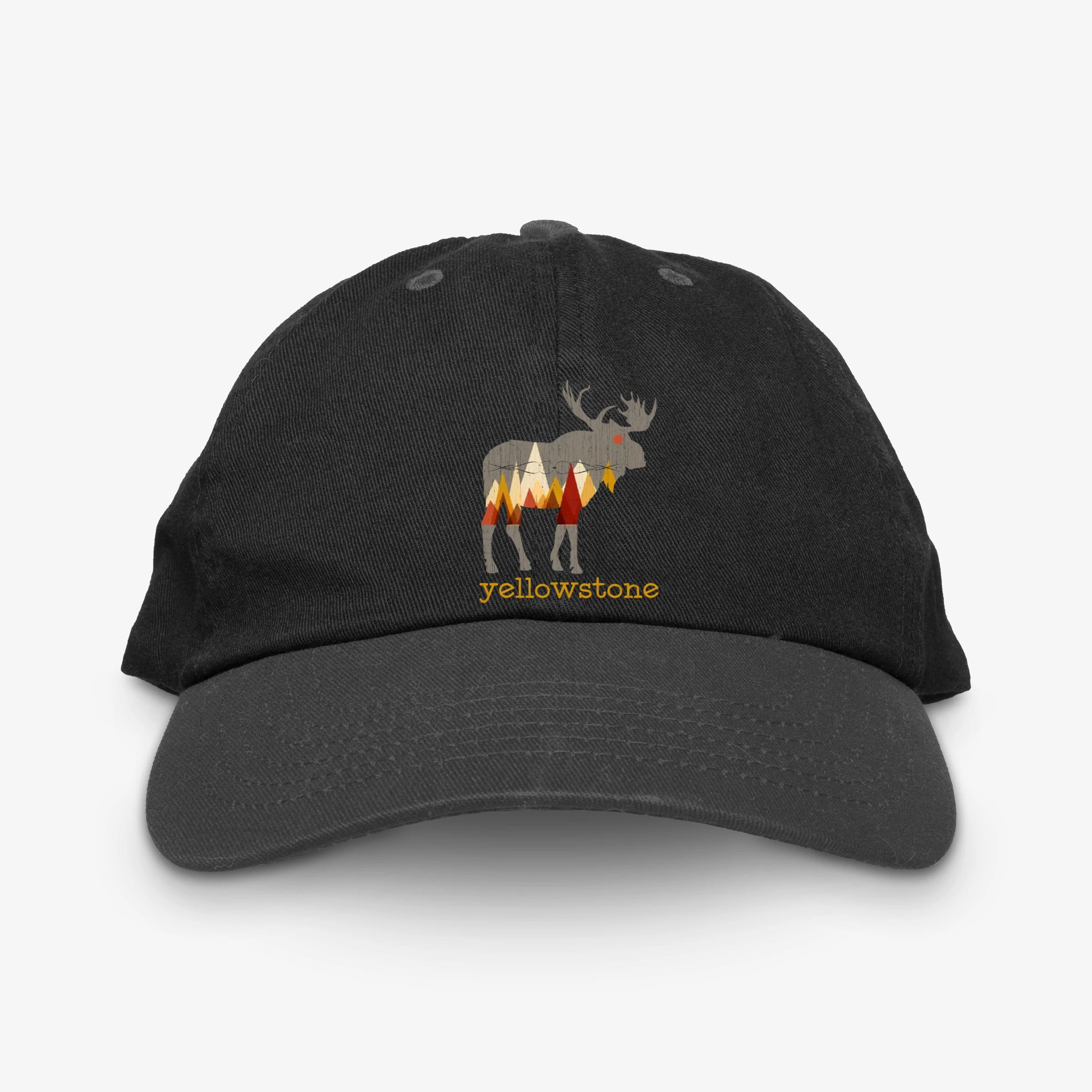 Vintage Yellowstone National Park Bull Moose Long