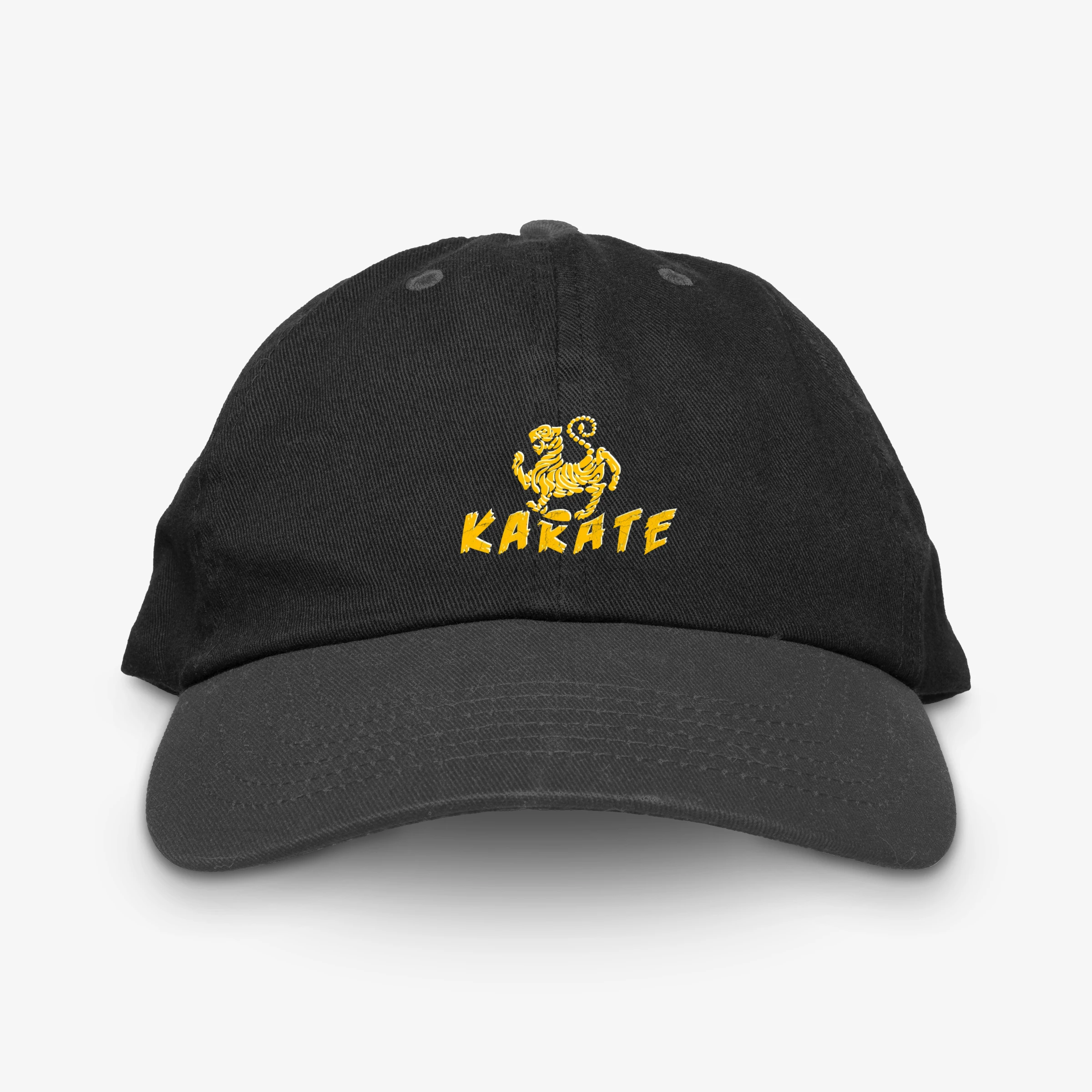 Vintage Golden Shotokan Tiger Karate Shirt Design