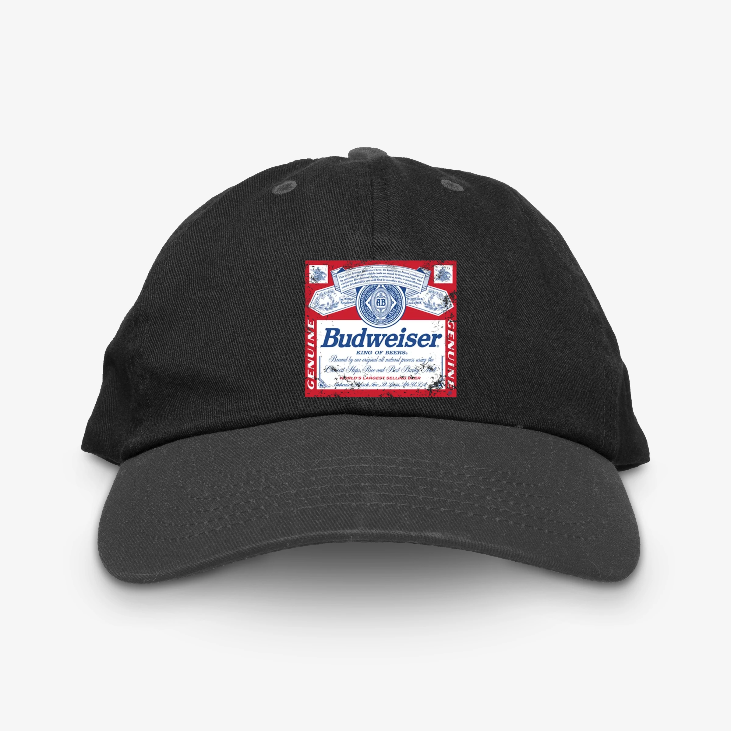 Budweiser American Beer Logo Retro Label Drinking