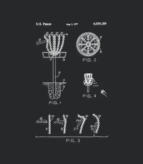 Disc Golf Basket Target Patent