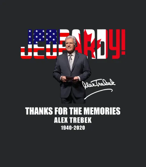 Jeopardy Thank You For The Memories Alex Trebek 1940 2020 Signature