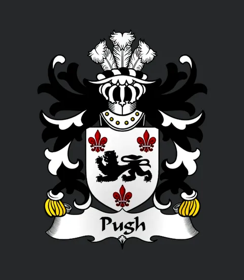 Pugh Family Crest Welsh Family Crests