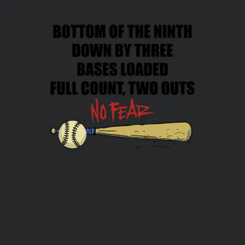 Bottom Of The Ninth Down By Three No Fear Baseball Fan