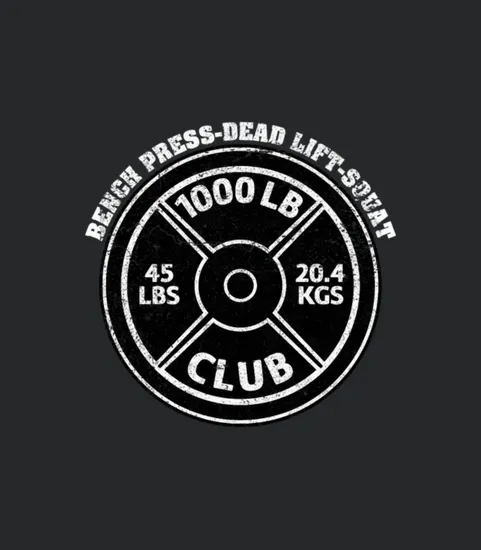 1000 Lbs Pound Club Gym Weightlifting Dead Lift