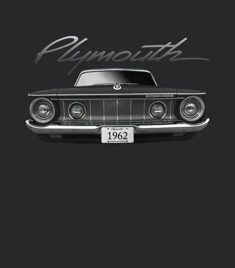 1962 Plymouth Fury Front Black
