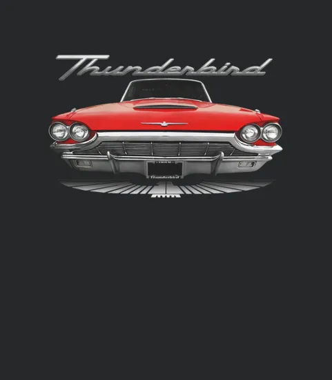 1965 Tbird Red Two Side