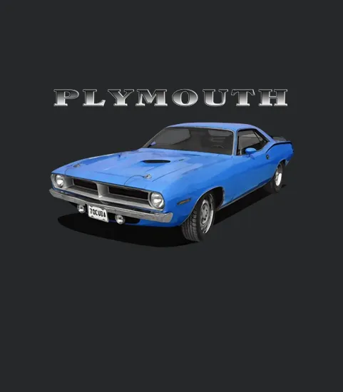 1970 Plymouth Cuda Blue