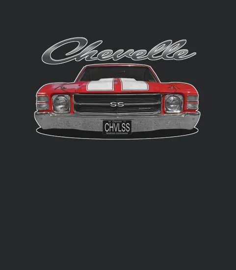 1971 Chevelle Front Red