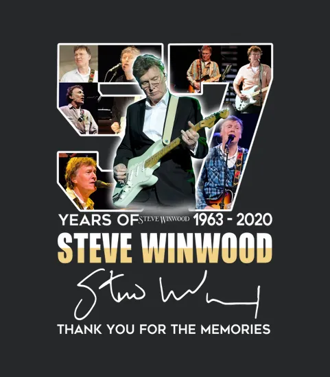 57 Years Of Steve Winwood 1963 2020 Signed Thank You For The Memories