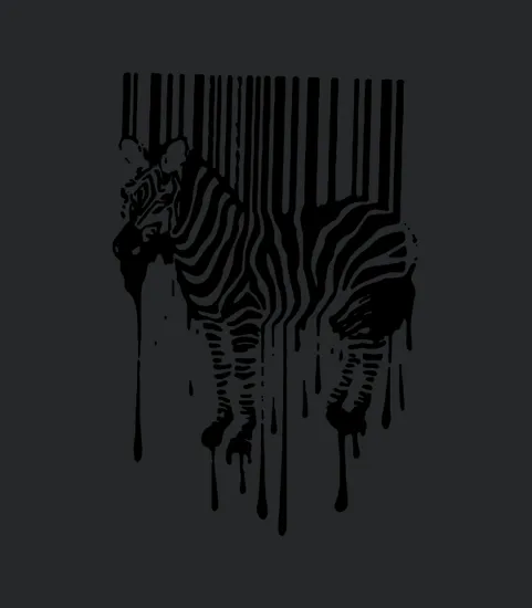 Banksy Street Art Zebra Bar Code Graffiti Graff