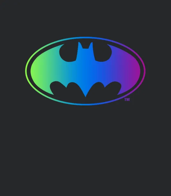 Batman Neon Logo Colors