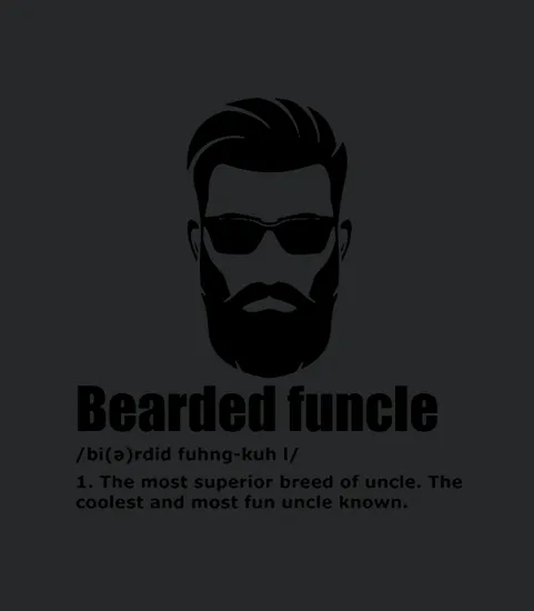 Bearded Funcle Funny Uncle Definition