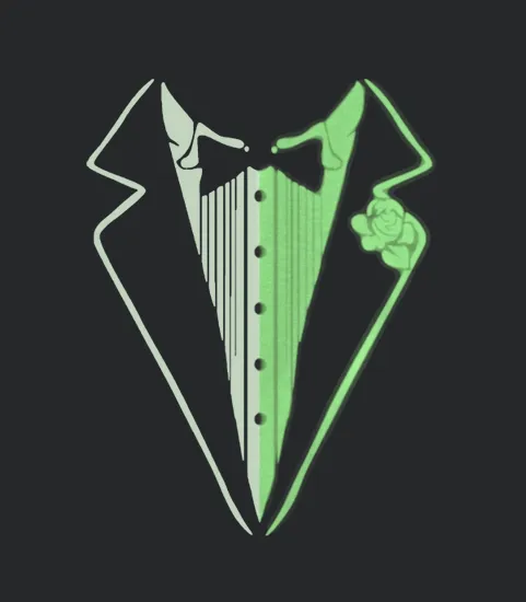 Glow In The Dark Tuxedo