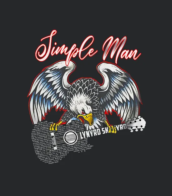 Simple Man Love Lynyrd Skynyrd Rock Band Guitar
