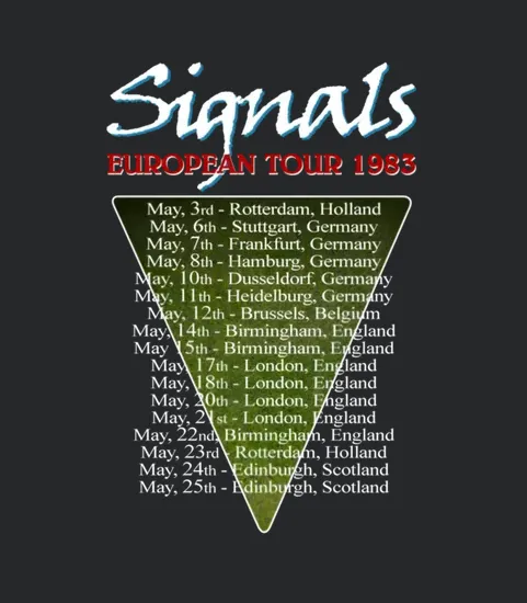 2 Side Limited Edition Rush Tour 1983