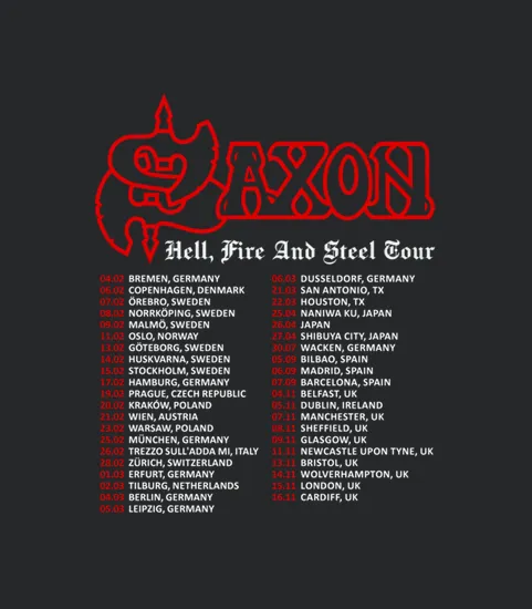 2 Sided Saxon Tour 2025