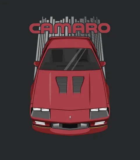 Camaro 3rd Gen Dark Red