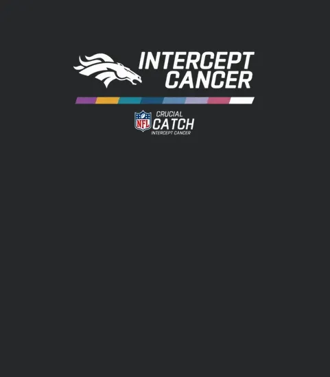Official Denver Broncos Black 2022 Nfl Crucial Catch Intercept Cancer