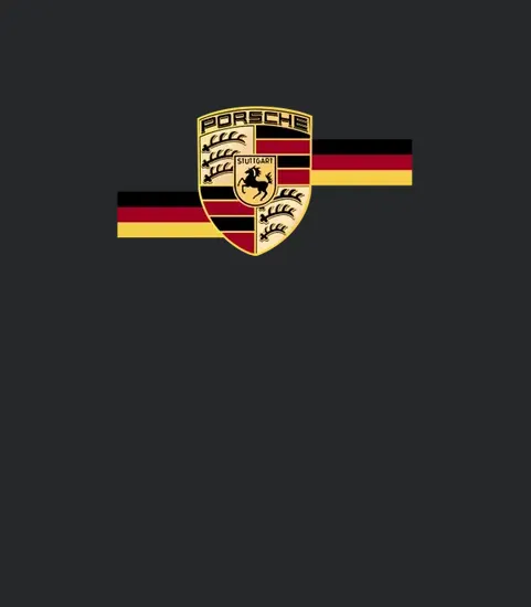 Porsche Crest Boxed Retro 1970