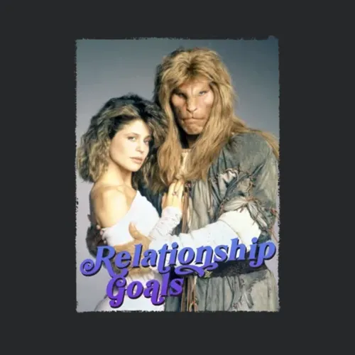 Beauty And The Beast Relationship Goals 80s Fantasy Drama Tv Show T Sh