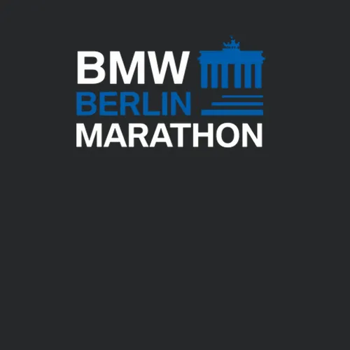Bmw Berlin Marathon White Logo Pig In
