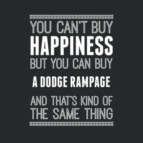 Buy A Dodge Rampage Happiness Car Lover