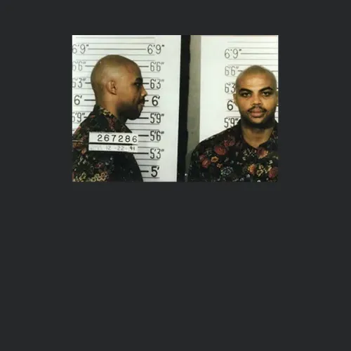 Charles Barkley Athlete Celebrity Mugshot Vintage Grunge Fan 34 Sleeve