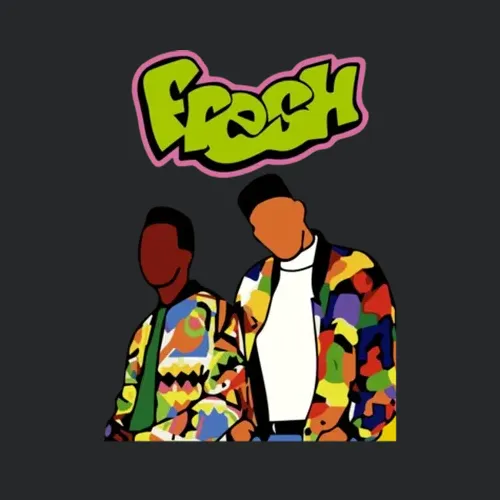 Fresh Prince Of Belair Dj Jazzy Jeff 90s Tv Show Cool Illustration T S