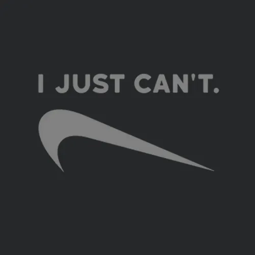 I Just Cant Nike Parody
