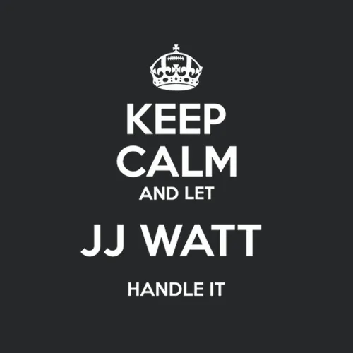Keep Calm And Let Jj Watt Handle It Houston Football Player Sports Fan