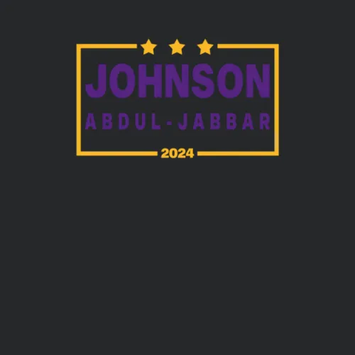 Magic Johnson Kareem Abdul Jabbar For President 2024 Los Angeles L Bas