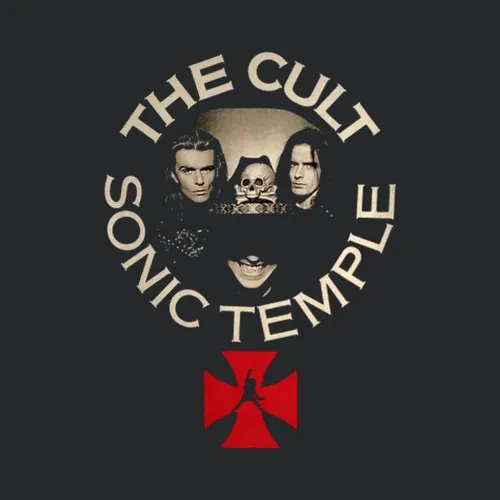 The Cult Sonic Temple Lover Rock Band Legend Black Standard Size S 5xl