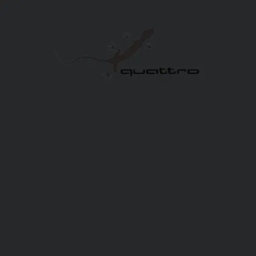 Audi Quattro Gecko Automobile Car Parts Cool Distressed Style Brand Lo
