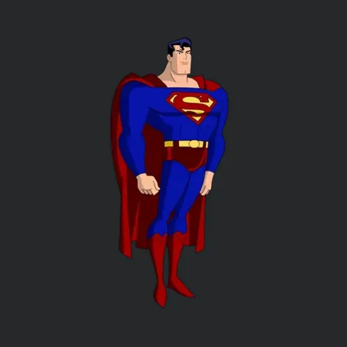 Superman The Animated Series Superman Retro 90s Tv Show Fan Baby One P