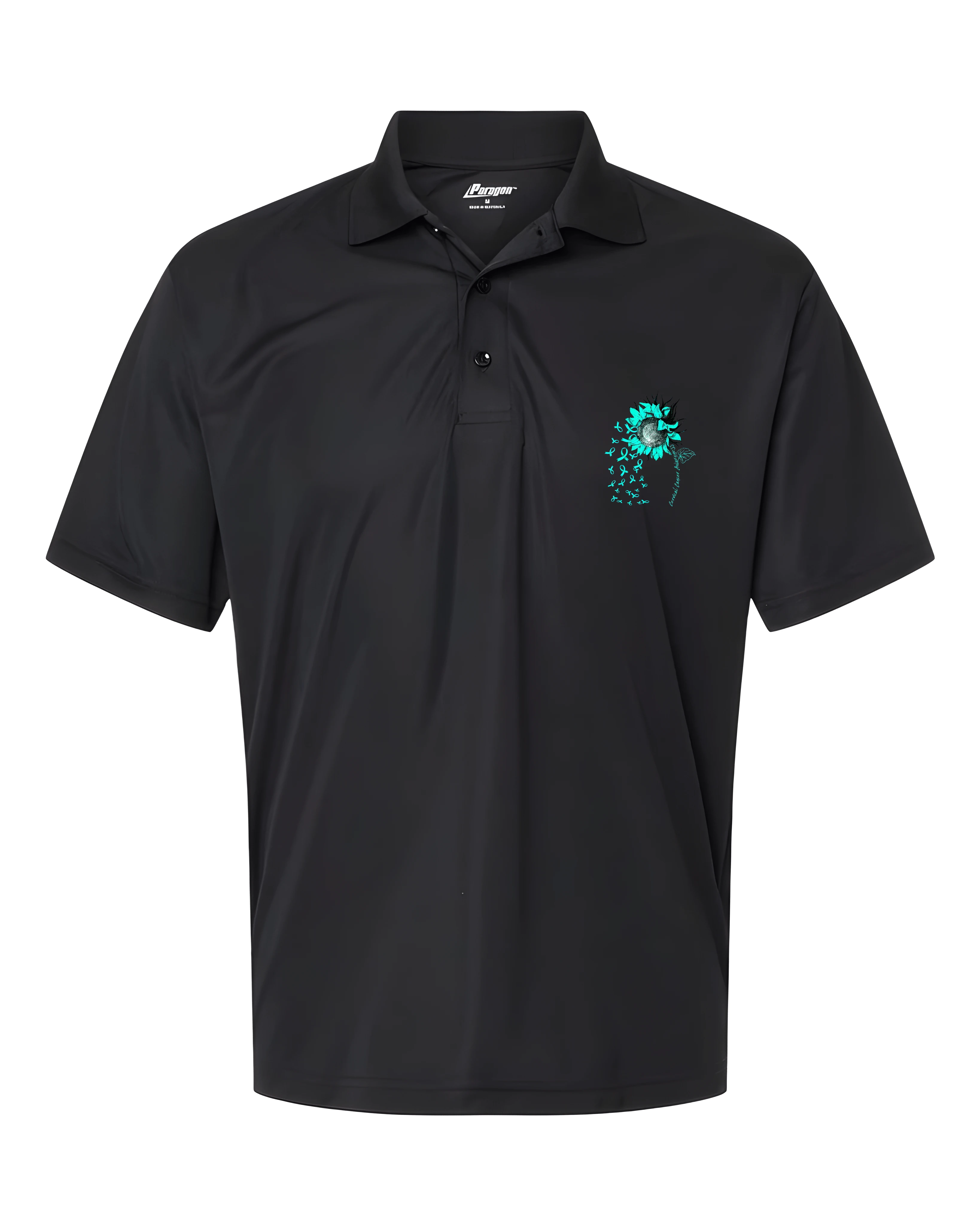 Cervical Cancer Awareness Sunflower Teal Ribbon