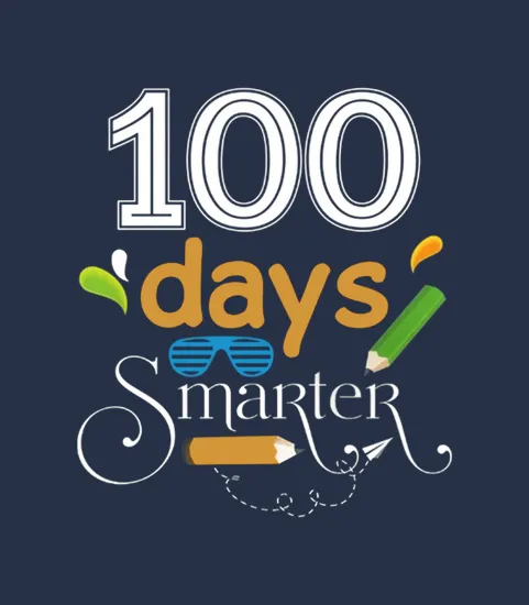 100 Days Smarter 100th Day Of School Teacher Kid T 10 Wv6 Black on ...